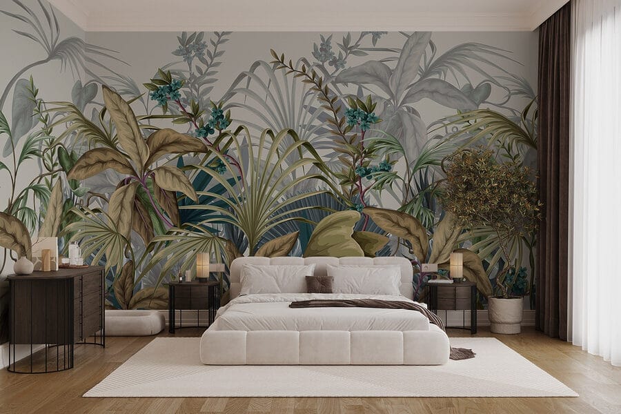 Feuillage vibrant dans un arrangement luxuriant Feuillage vibrant dans un arrangement luxuriant