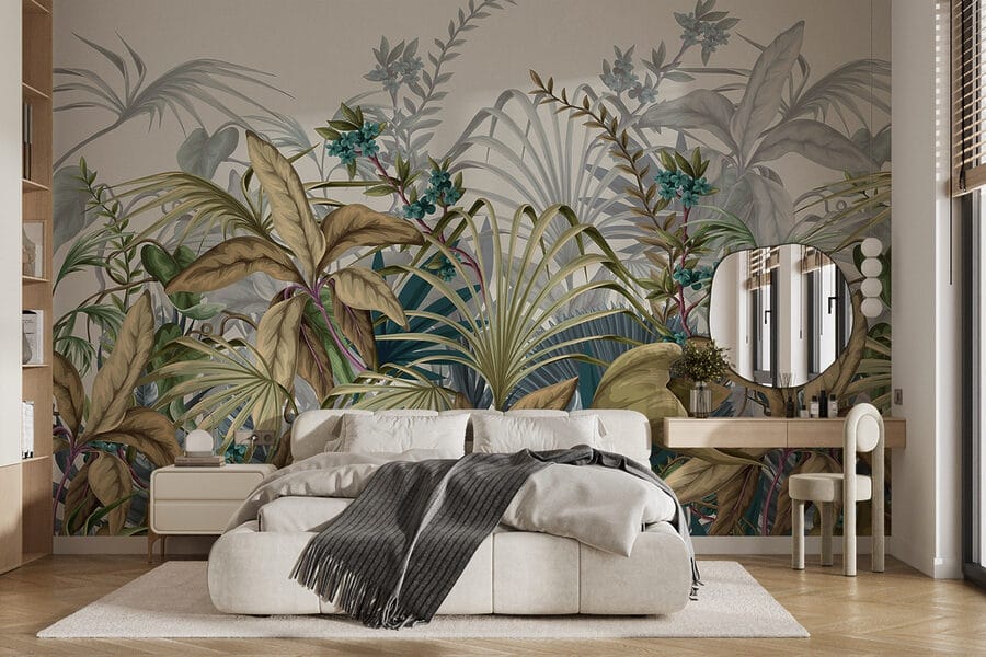 Feuillage vibrant dans un arrangement luxuriant Feuillage vibrant dans un arrangement luxuriant
