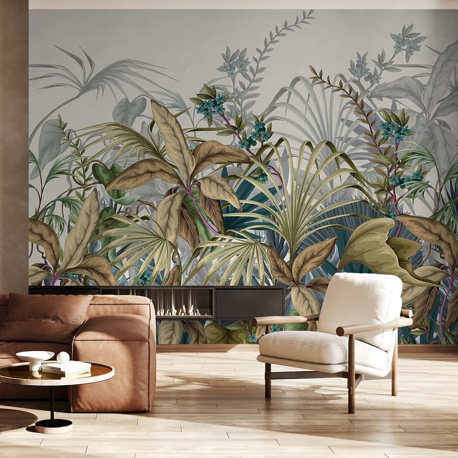 Feuillage vibrant dans un arrangement luxuriant Feuillage vibrant dans un arrangement luxuriant