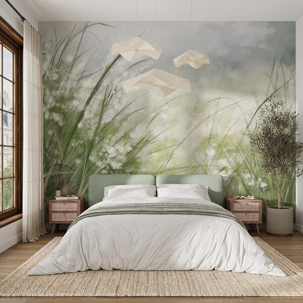 Peinture d'un champ d'herbe Peinture d'un champ d'herbe