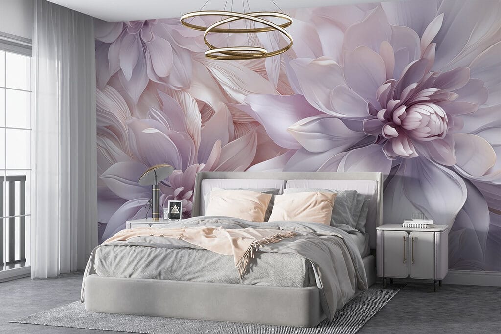 Group of flowers with petals