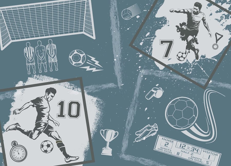 Papier peint Collage d'images sportives diverses – Image 4