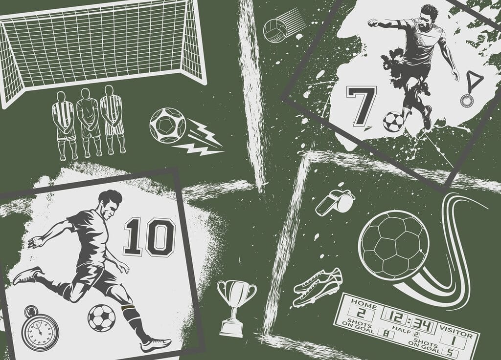 Collage d'images sportives diverses Collage d'images sportives diverses