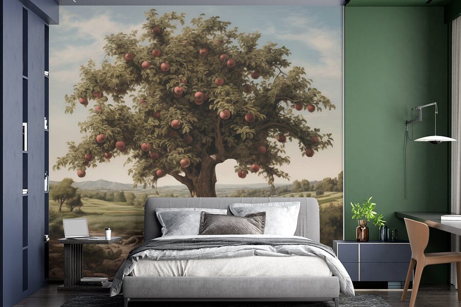 Arbre avec des pommes