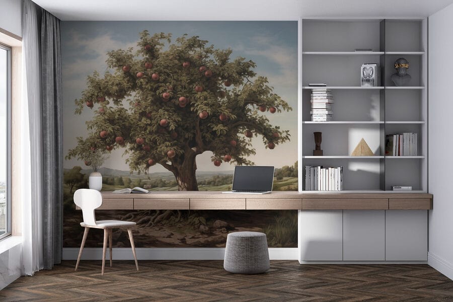 Arbre avec des pommes
