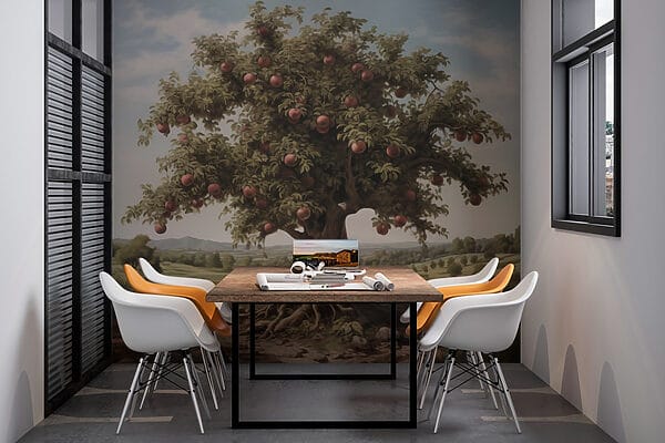 Arbre avec des pommes Arbre avec des pommes