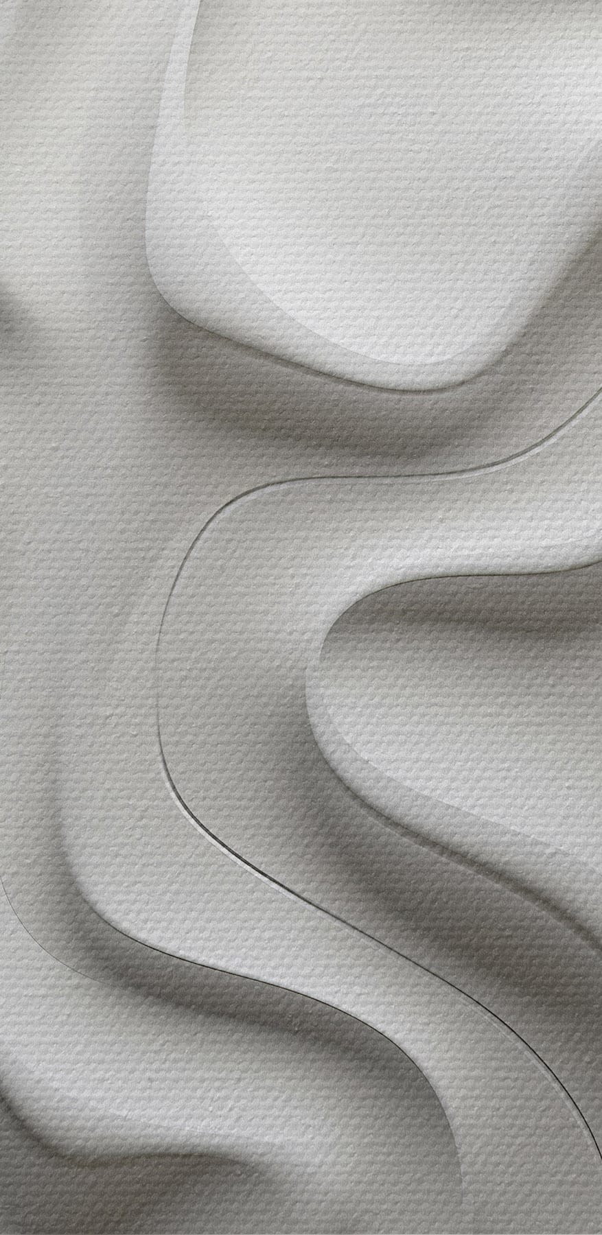 Surface blanche avec des lignes ondulées Surface blanche avec des lignes ondulées