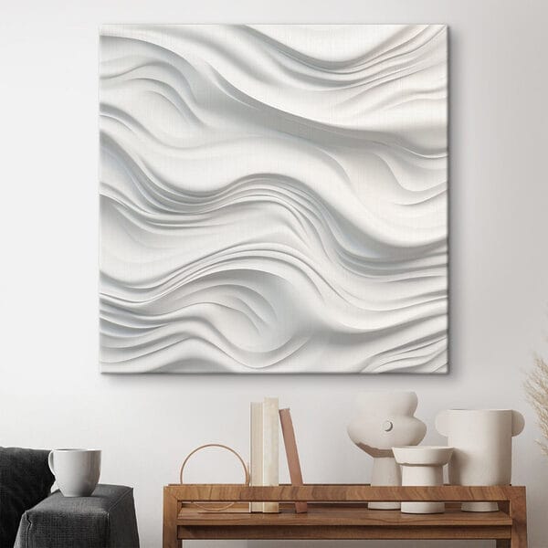 Surface blanche ondulée avec des lignes Surface blanche ondulée avec des lignes