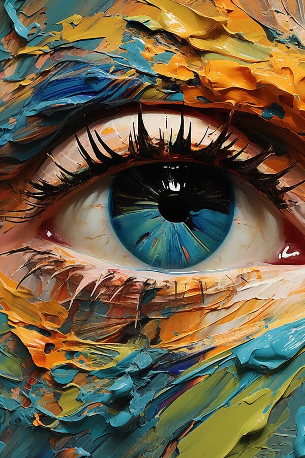 Des couleurs vives pour un regard envoûtant Des couleurs vives pour un regard envoûtant