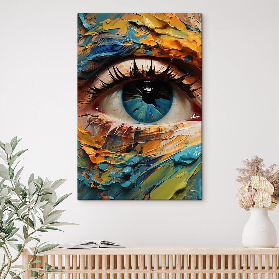 Des couleurs vives pour un regard envoûtant