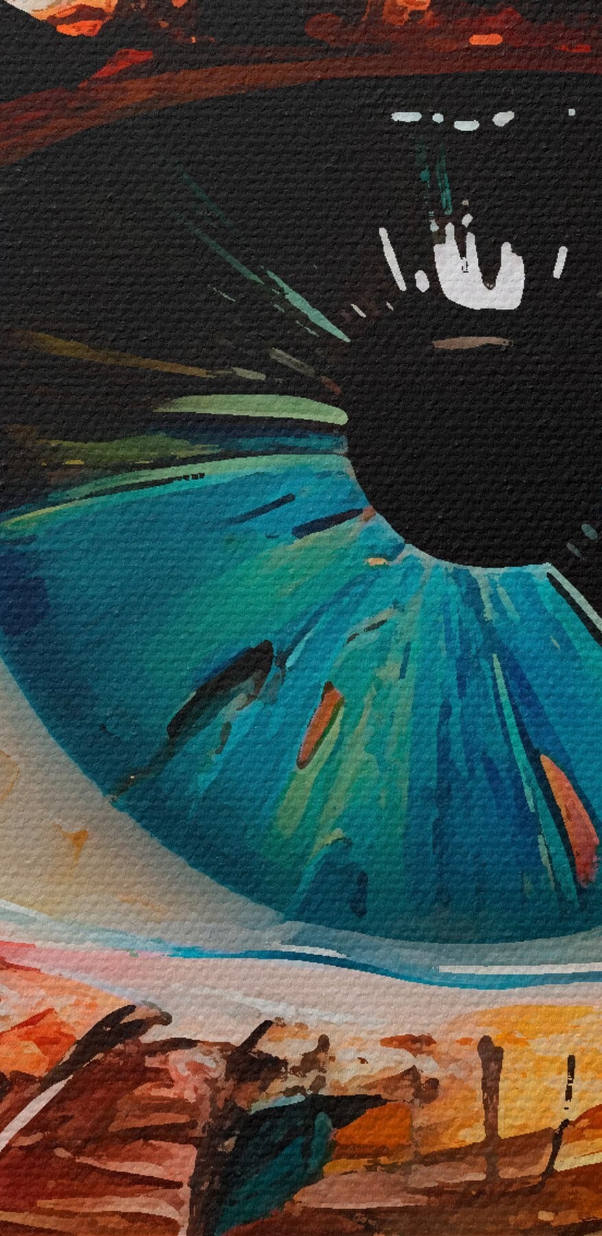 Des couleurs vives pour un regard envoûtant