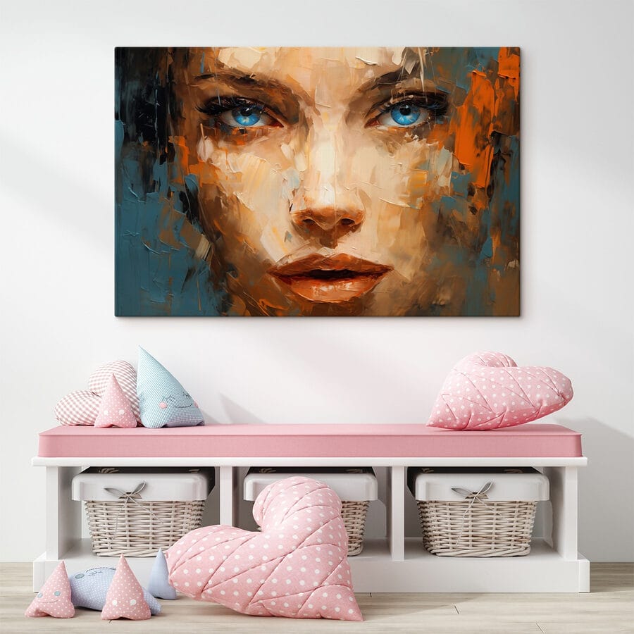 Peinture d'un visage de femme Peinture d'un visage de femme