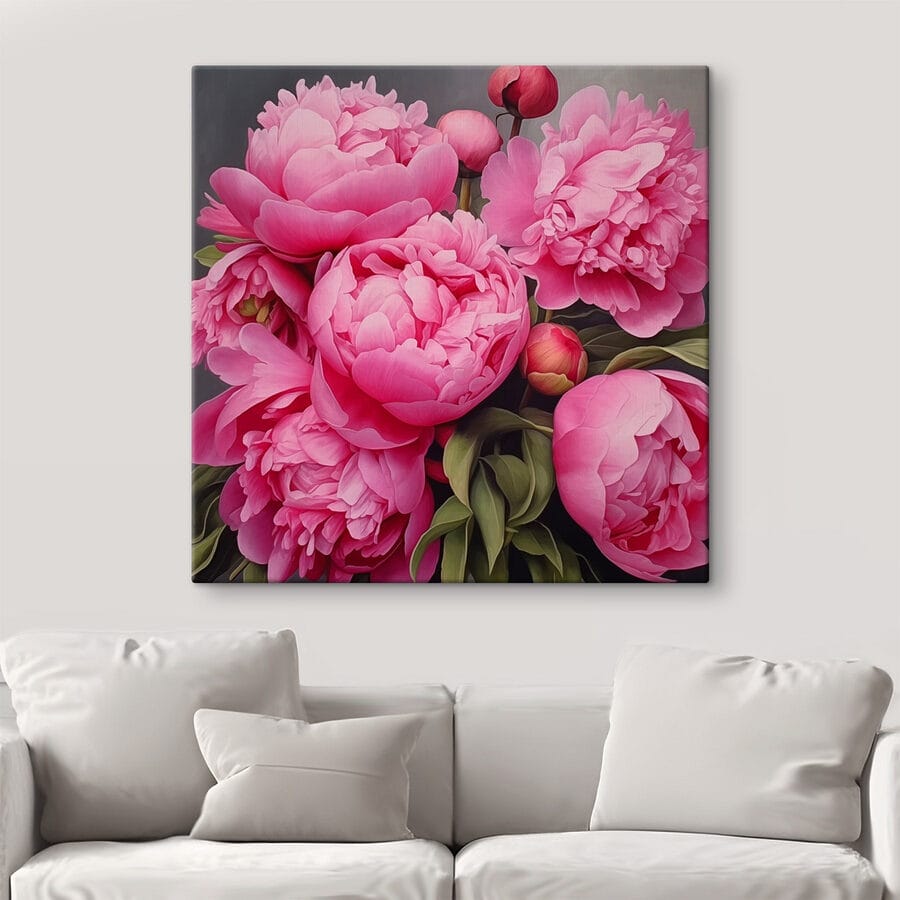 Fleurs délicates dans des tons roses doux