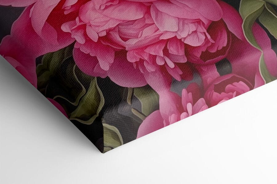 Fleurs délicates dans des tons roses doux