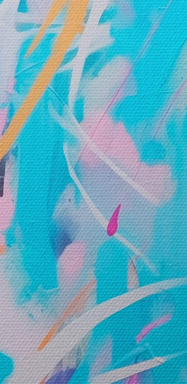Peinture rose et bleue Peinture rose et bleue