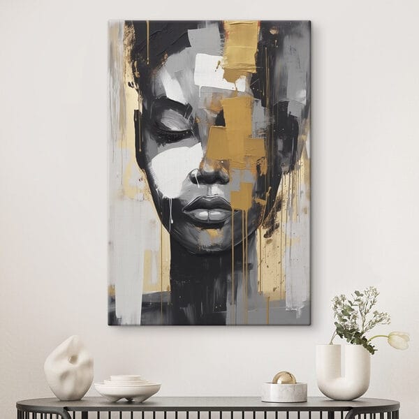 Peinture d'un visage de femme Peinture d'un visage de femme