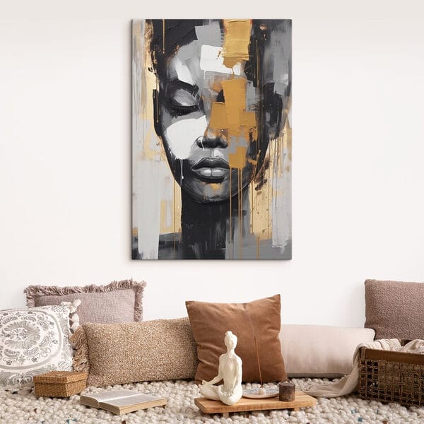 Peinture d'un visage de femme Peinture d'un visage de femme