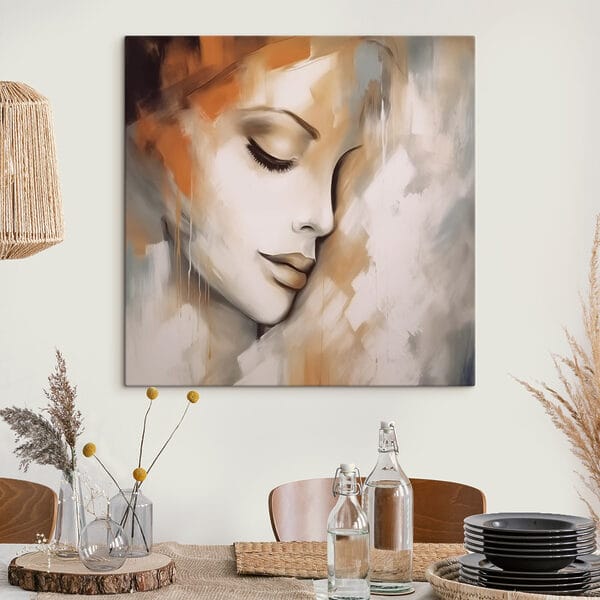 Peinture d'un visage de femme Peinture d'un visage de femme