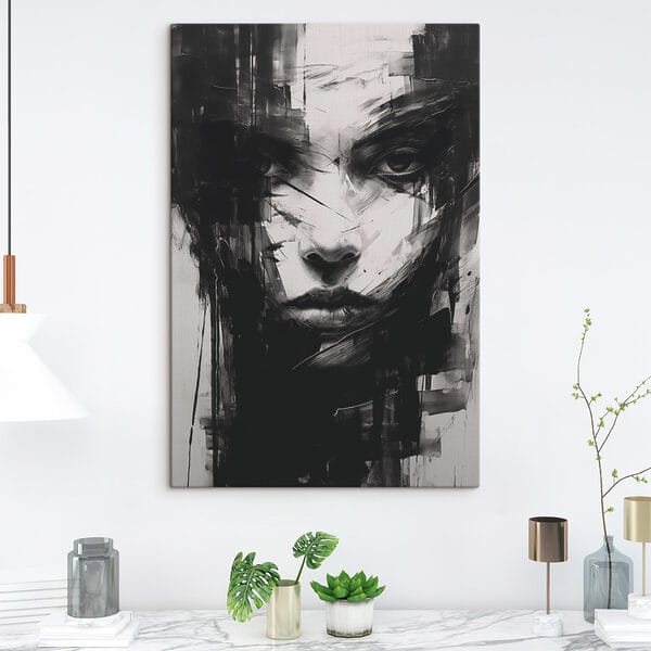 Peinture d'un visage de femme Peinture d'un visage de femme