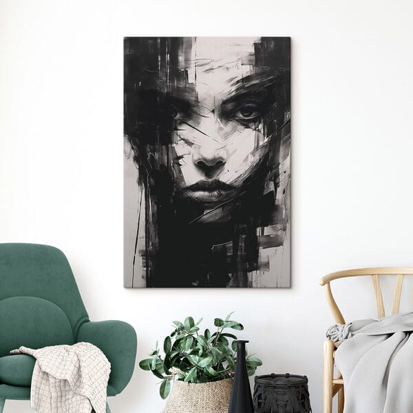 Peinture d'un visage de femme Peinture d'un visage de femme