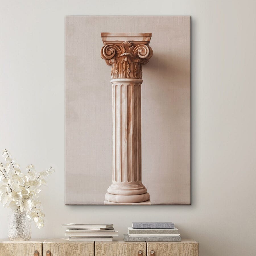 Tableaux Pilier avec une colonne décorative