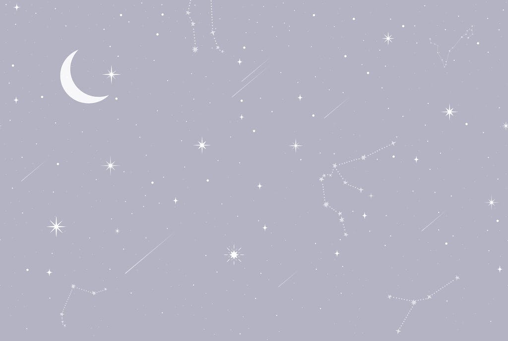 Lune et étoiles dans le ciel Lune et étoiles dans le ciel
