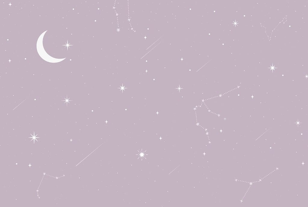 Lune et étoiles dans le ciel Lune et étoiles dans le ciel