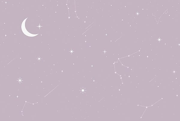 Lune et étoiles dans le ciel Lune et étoiles dans le ciel