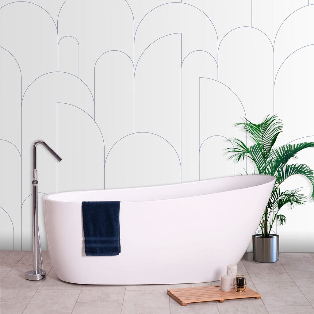 White and blue pattern White and blue pattern