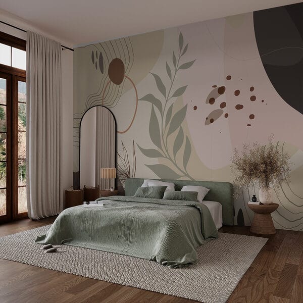 Soft tones and organic shapes blend beautifully Soft tones and organic shapes blend beautifully