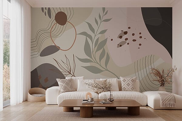 Soft tones and organic shapes blend beautifully Soft tones and organic shapes blend beautifully