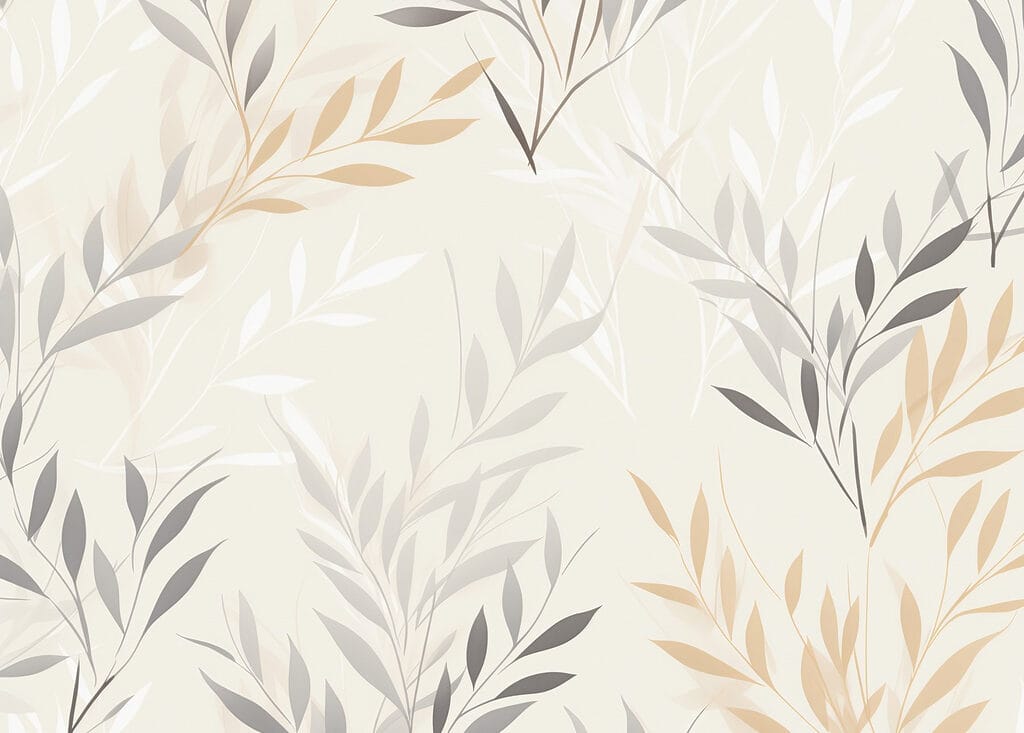 Motif de feuilles sur fond blanc Motif de feuilles sur fond blanc