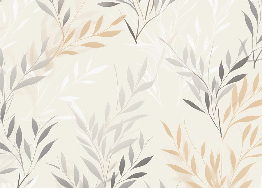 Pattern of leaves on a white background Pattern of leaves on a white background