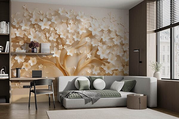 Arbre avec des fleurs Arbre avec des fleurs