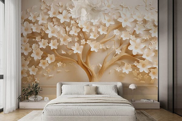 Arbre avec des fleurs Arbre avec des fleurs
