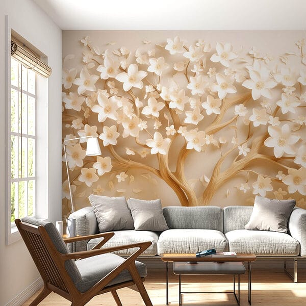 Arbre avec des fleurs Arbre avec des fleurs