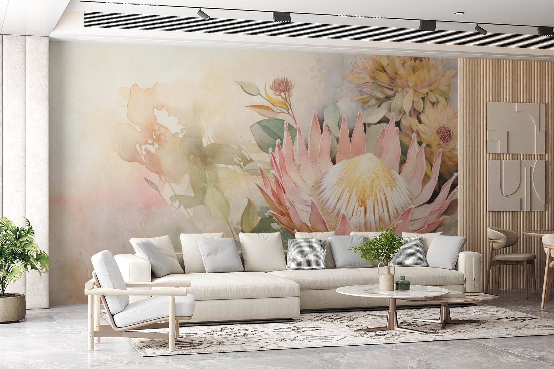 Watercolor of a flower Watercolor of a flower