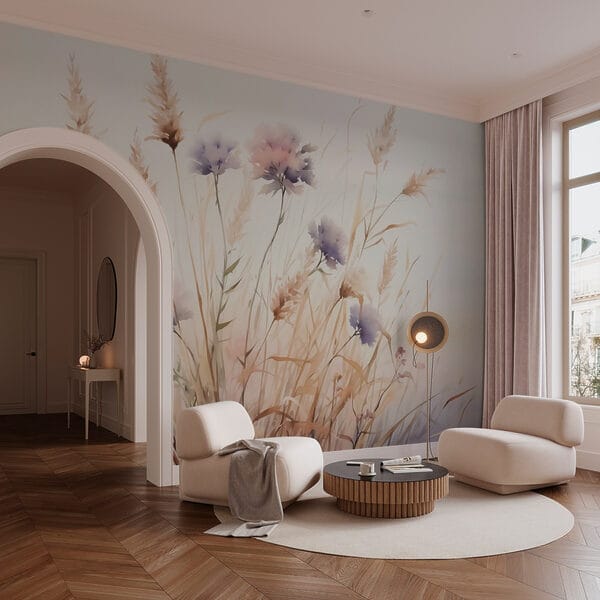 Peinture de fleurs et d'herbe Peinture de fleurs et d'herbe