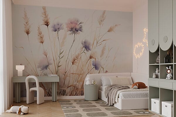 Peinture de fleurs et d'herbe Peinture de fleurs et d'herbe