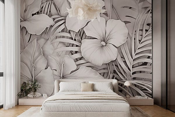Motifs floraux dans des tons monochromes Motifs floraux dans des tons monochromes