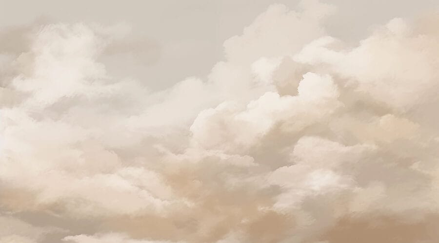 Ciel nuageux avec une personne en arrière-plan Ciel nuageux avec une personne en arrière-plan