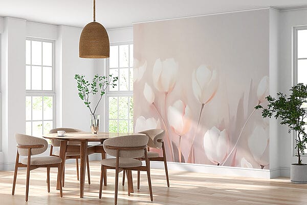 Peinture de fleurs blanches Peinture de fleurs blanches