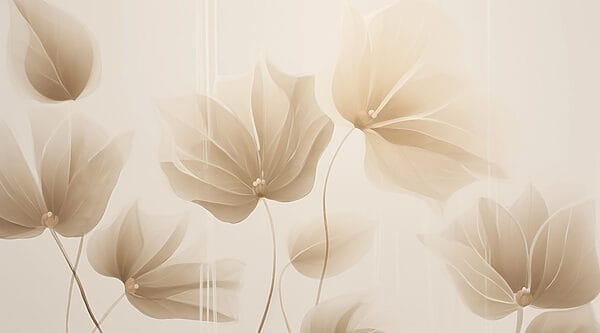 Feuilles délicates aux teintes douces Feuilles délicates aux teintes douces