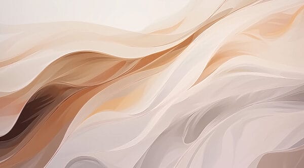 Des vagues douces de couleurs chaudes s'écoulent. Des vagues douces de couleurs chaudes s'écoulent.