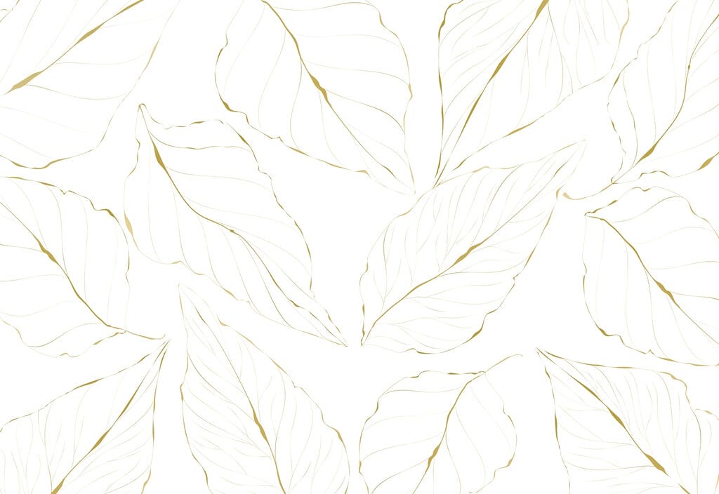 Motif de feuilles sur fond blanc Motif de feuilles sur fond blanc