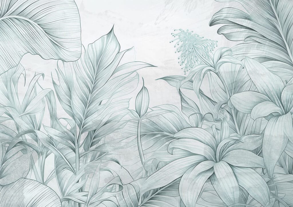 Feuilles délicates dans des tons doux. Feuilles délicates dans des tons doux.