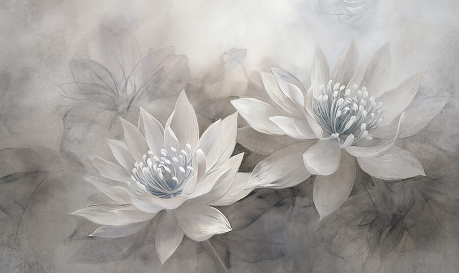 Des fleurs délicates aux teintes douces