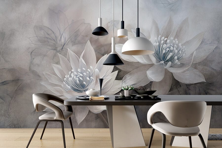 Des fleurs délicates aux teintes douces
