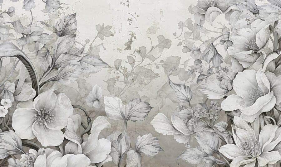 Des fleurs délicates aux teintes douces