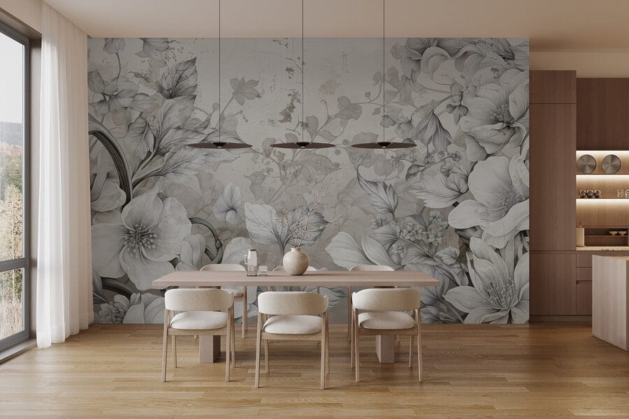 Des fleurs délicates aux teintes douces